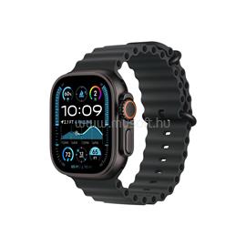 APPLE Watch Ultra 2 GPS + Cellular (49mm) fekete titánium tok, fekete óceán szíj MX4P3CM/A small