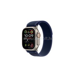 APPLE Watch Ultra 2 GPS + Cellular (49mm) natúr titánium tok, kék terep pántt (S/M) MX4J3CM/A small