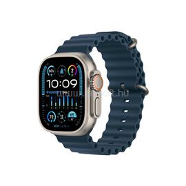 APPLE Watch Ultra 2 GPS + Cellular (49mm) titánium tok, kék óceán szíj MREG3FD/A small