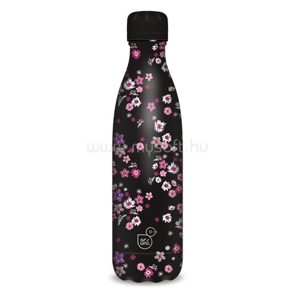 ARS UNA 500 ml-es Pearl Blossom Black 24 (5377) duplafalú fémkulacs