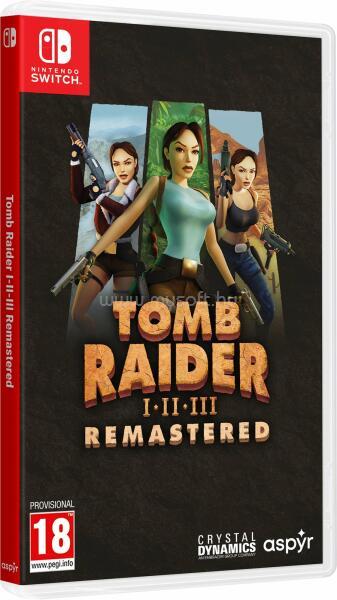 ASPYR Tomb Raider I-III Remastered Starring Lara Croft Nintendo Switch játékszoftver