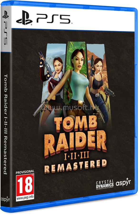 ASPYR Tomb Raider I-III Remastered Starring Lara Croft PS5 játékszoftver