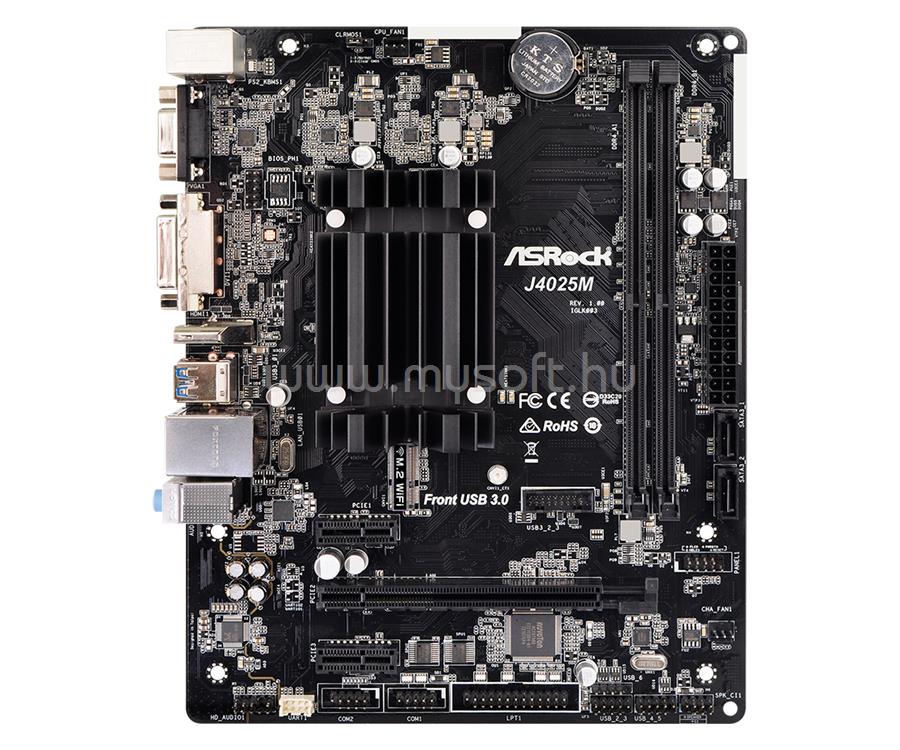 ASROCK alaplap J4025M (mATX)