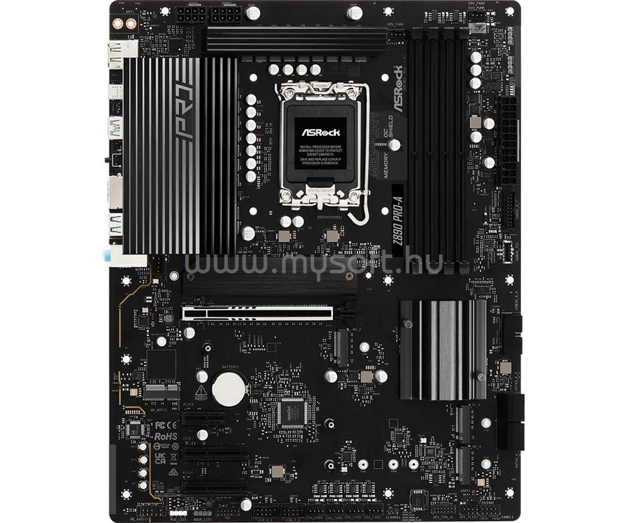 ASROCK alaplap Z890 PRO-A (LGA1851, ATX)