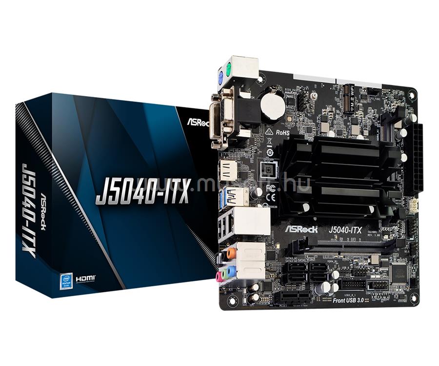 ASROCK alaplap J5040-ITX (mini-ITX)