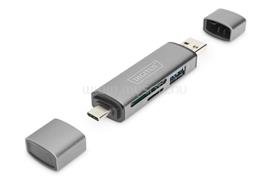 ASSMANN DIGITUS Dual Card Reader Hub USB-C / USB 3.0, OTG DA-70886 small