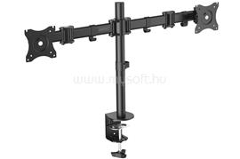 ASSMANN DIGITUS Universal Dual Monitor Stand with clamp mount 15-27", 2x8Kg, VESA max. 100x100 DA-90349 small