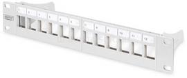 ASSMANN MODULAR PATCH PANEL 12-PORT1U 1UBLANK254MM RACK MOUNTGREY DN-91419 small