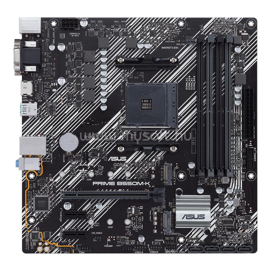 ASUS alaplap PRIME B550M-K (AM4, mATX)