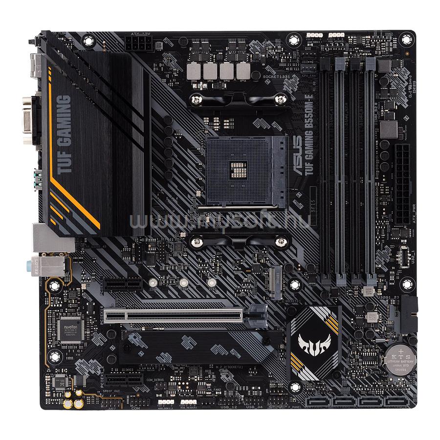 ASUS alaplap TUF GAMING B550M-E (AM4, mATX)