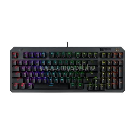 ASUS TUF Gaming K3 Gen II vízálló Red optikai-mechanikus vezetékes billentyűzet (fekete)