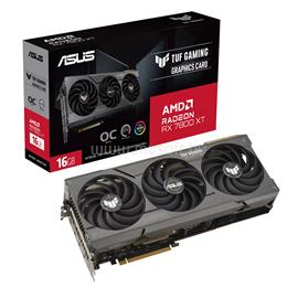 ASUS Videokártya AMD Radeon RX 7800 XT TUF Gaming 16GB GDDR6 OC TUF-RX7800XT-O16G-GAMING small