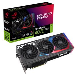 ASUS Videokártya nVidia GeForce ROG Strix RTX 4070 SUPER 12GB GDDR6X OC ROG-STRIX-RTX4070S-O12G-GAMING small