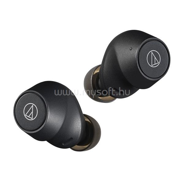 AUDIO-TECHNICA ATH-CKS30TW+BK True Wireless aktív zajszűrős vezeték nélküli fülhallgató (fekete)