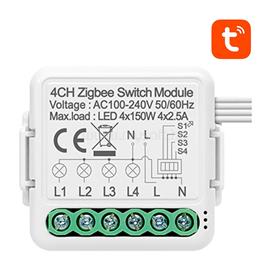 AVATTO N-ZWSM01-4 Switch Module 4 gang okos kapcsolómodul AEF360650 small