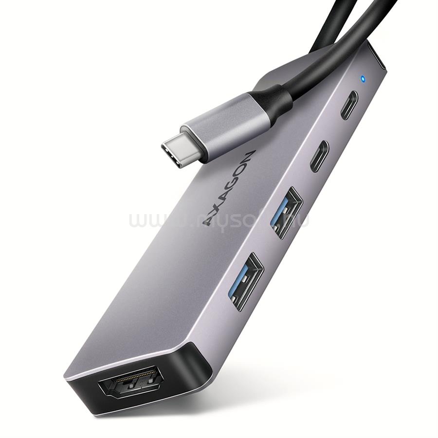 AXAGON HMC-5H60 USB-C 5Gbps 5in1 hub