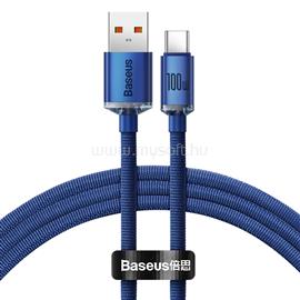BASEUS Crystal Shine Series USB-C kábel CAJY000403, 100W, 1.2m, kék BAS602819 small