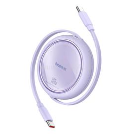 BASEUS Free2Draw USB-C - USB-C kábel, PD, 100 W, 1 m (lila) P10364500511-00 small