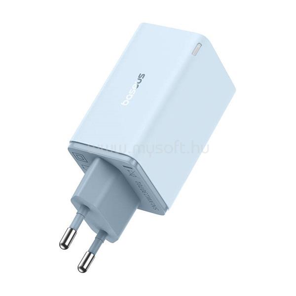 BASEUS P10162701313-00 GAN6 Pro 65W kék hálózati gyorstöltő adapter