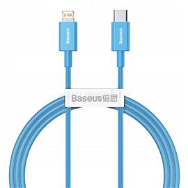 BASEUS Superior Series USB-C / Lightning gyorstöltő kábel PD 20W 1m (kék) CAYS001903 small