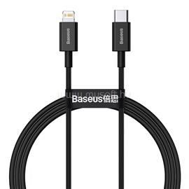 BASEUS Superior USB-C --> Lightning töltőkábel 20 W PD 1m (fekete) CATLYS-A01 small