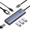 BASEUS UltraJoy 6 az 1-ben USB-C - HDMI4K@30Hz1+3xUSB 3.0+PD+RJ45 Hub (szürke) B00052802811-00 small