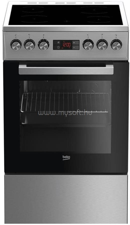 BEKO FSM57300GX kerámialapos tűzhely