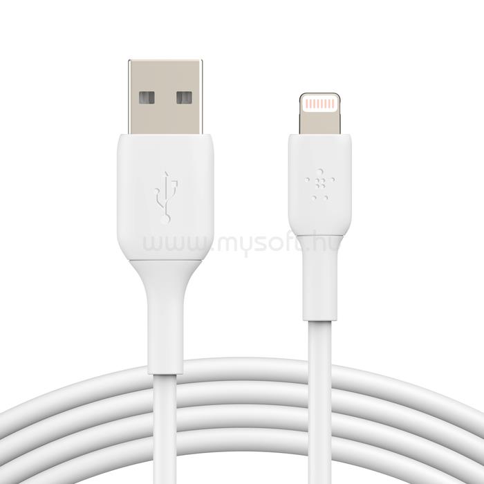 BELKIN BoostCharge Lightning to USB-A Cable 3m (fehér)