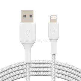 BELKIN Braided Lightning to USB-A Cable 3m (fehér) CAA002BT3MWH small