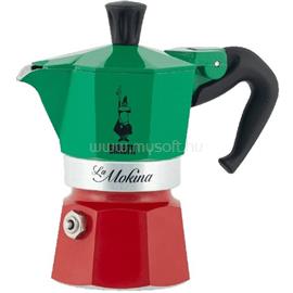 BIALETTI La Mokina Italia fél adagos trikolor kotyogós kávéfőző BIALETTI_5650 small