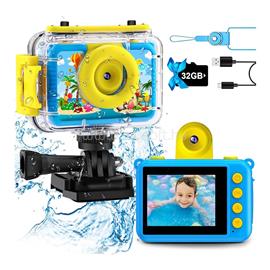 BLACKBIRD gyerek kamera és digitális fényképezőgép vízálló (kék) BH1538 small