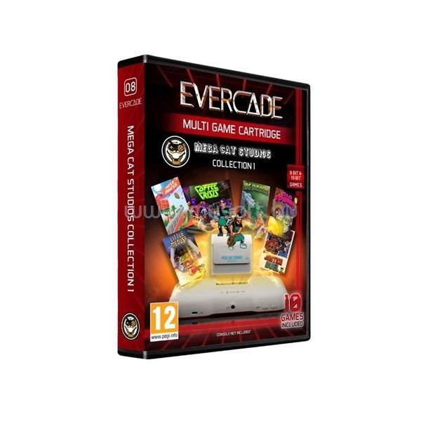 BLAZE ENTERTAINMENT Evercade #08 Mega Cat Studios Collection 1 10in1 Retro Multi Game játékszoftver csomag