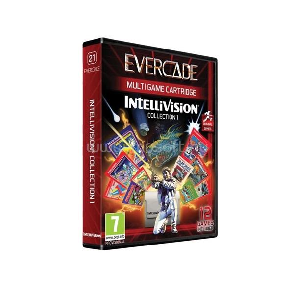 BLAZE ENTERTAINMENT Evercade #21 Intellivision Collection 1 12in1 Retro Multi Game játékszoftver csomag