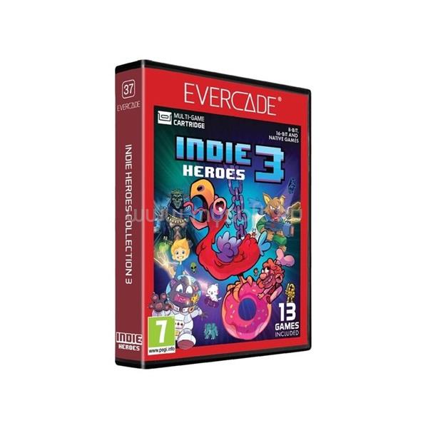 BLAZE ENTERTAINMENT Evercade #37 Indie Heroes 3 13in1 Retro Multi Game játékszoftver csomag