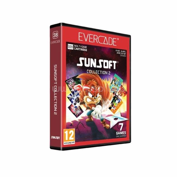 BLAZE ENTERTAINMENT Evercade #38 Sunsoft Collection 2 7in1 Retro Multi Game játékszoftver csomag