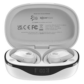 BOOMPODS Sportpods Ocean True Wireless Bluetooth fehér fülhallgató SPOWHT small