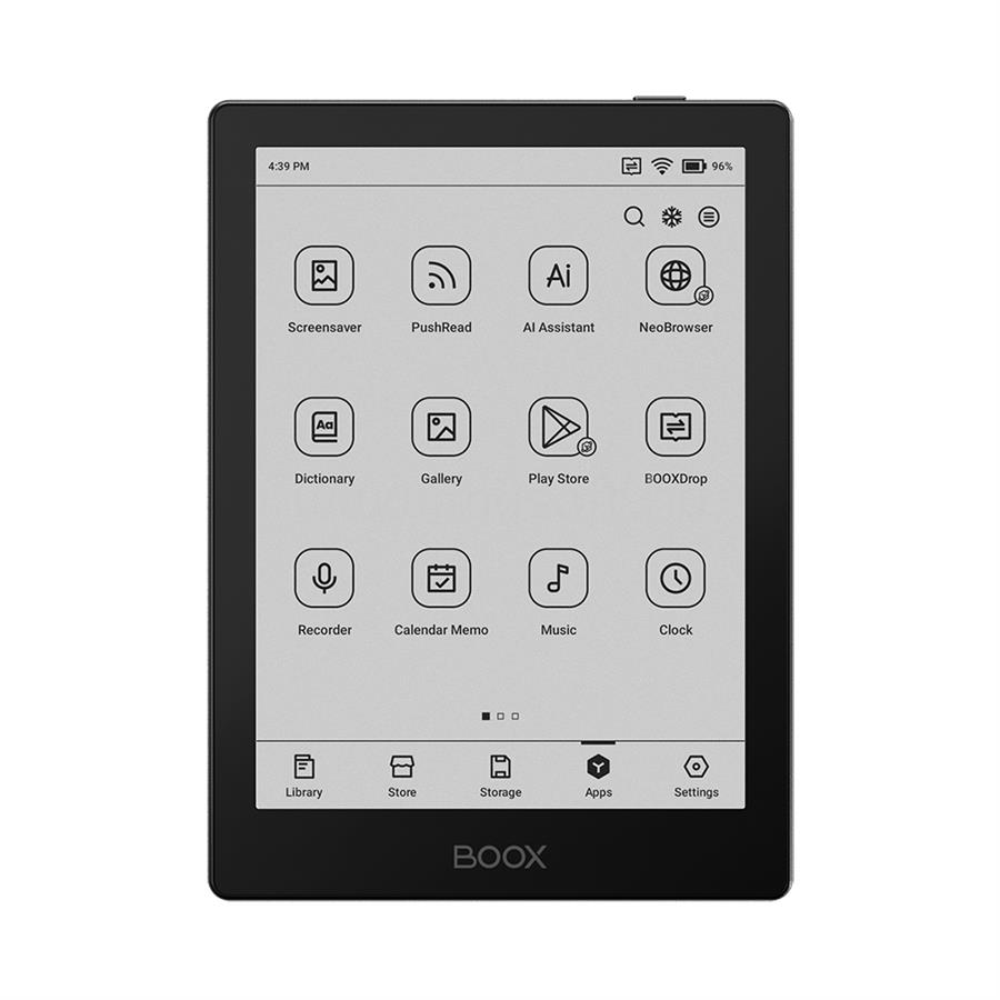 BOOX Onyx e-book  6" - Go 6 (Eink Carta, világítás,1448x1072; Quad, 2GB/32GB, Dual-WiFi; BT5; 1500mAh; A11)