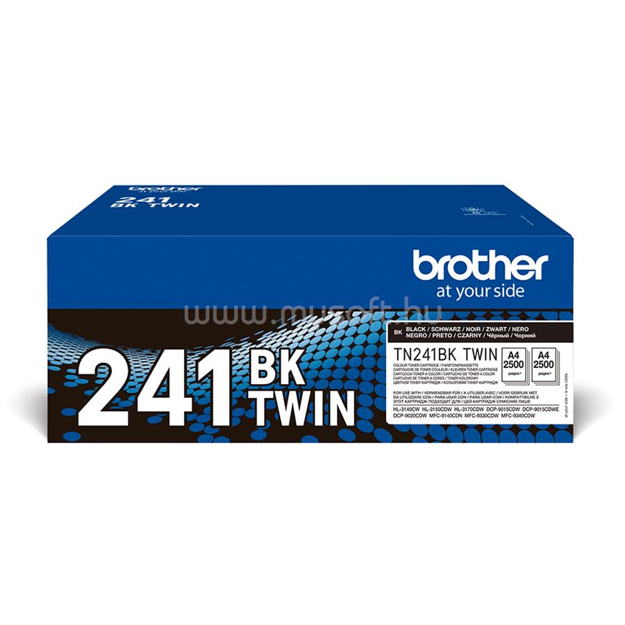 BROTHER Toner TN-241BKTWIN Fekete (2x 2500 oldal)