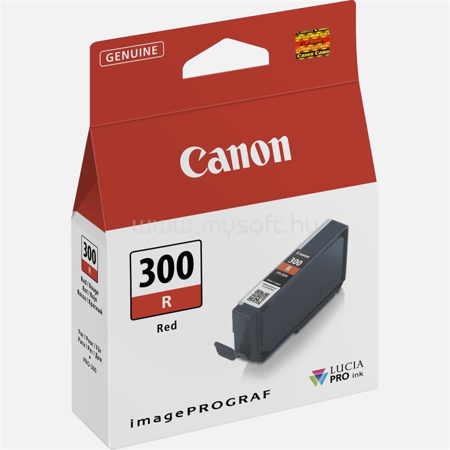 CANON Patron PFI-300R Piros (14.4 ml)