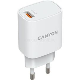 CANYON H-18-01 18W univerzális hálózati töltő adapter fehér (QC3.0) CNE-CHA18W small