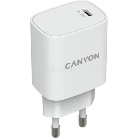 CANYON H-20-02 20W univerzális hálózati töltő adapter (fehér)