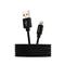 CANYON Töltőkábel, USB - LTG, Apple kompatibilis, Szövetborítás, 1m, fekete - CNS-MFIC3B CNS-MFIC3B small