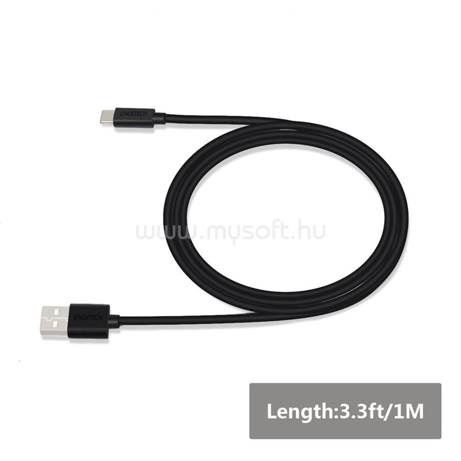CHOETECH AC0002 USB-A to USB-C Cable 1m