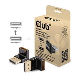 CLUB3D ADA DisplayPort Male to DisplayPort 1.4 Female 90 Degree Angled Adapter 4K120Hz M/F CAC-1008 small