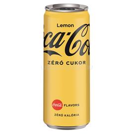 COCA COLA Coca-Cola Zero Lemon 0,33l DRS egyutas visszaváltási díjas dobozos üdítőital COCA_COLA_1775219 small