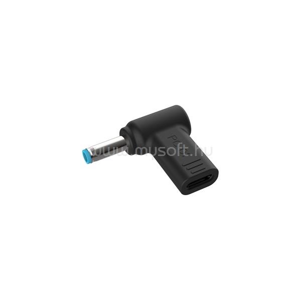 CONCEPTRONIC átalakító - ABBY15PC01 (USB-C to HP 4.5x3mm 18-20V, PD:100W, fekete)