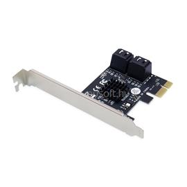 CONCEPTRONIC Bővítőkártya - EMRICK02G (PCIe x1 to 4x SATA III) EMRICK03G small