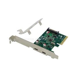 CONCEPTRONIC Bővítőkártya - EMRICK07G (PCIe x4 to 2x USB-C 3.2 Gen2, Táp: 15pin SATA) EMRICK07G small