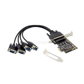 CONCEPTRONIC Bővítőkártya - EMRICK11B (PCIe x1 to 4x DB9 (RS-232)) EMRICK12B small