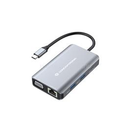 CONCEPTRONIC DONN21G notebook dokkoló (USB-C to HDMI/VGA/USB-C PD/USB 3.0/GbE) DONN21G small